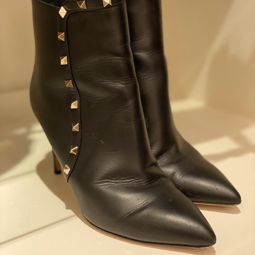Valentino Black Booties Like New